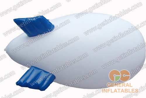 White Inflatable Blimp 