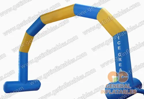 Inflatable Strip Color Arch 