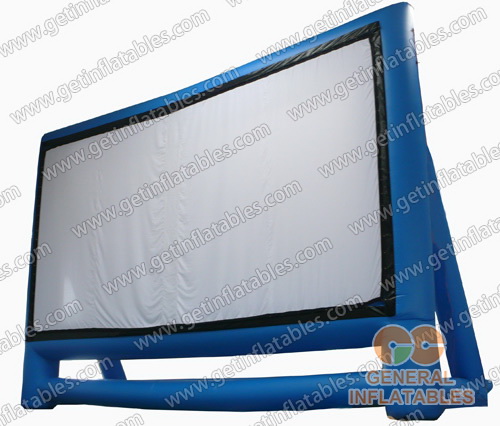 Inflatable Screen in Blue