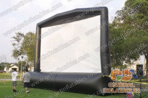 GA-9 Inflatable Screen in Black