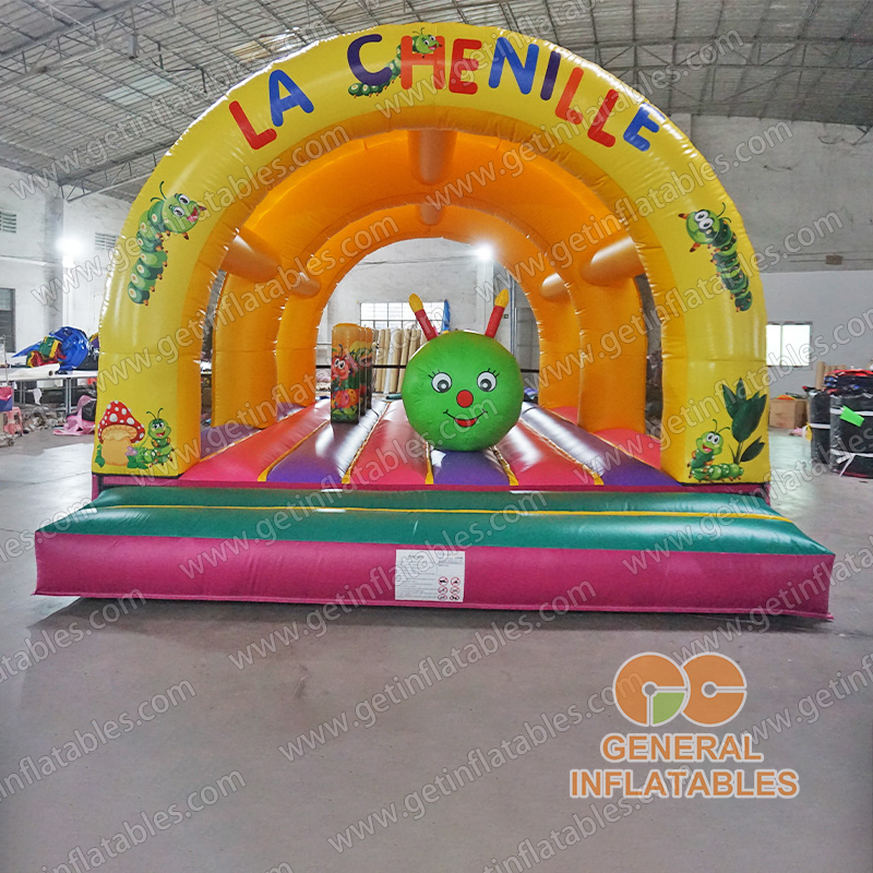 Caterpillar bouncy castle