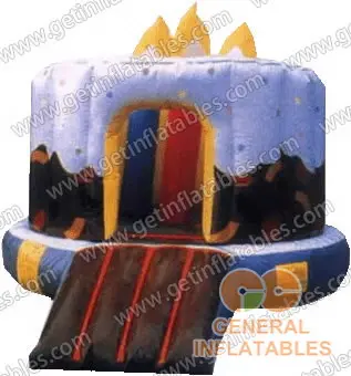 Birthday cake mini bouncer