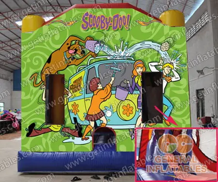 Scooby doo bounce combo with slide 