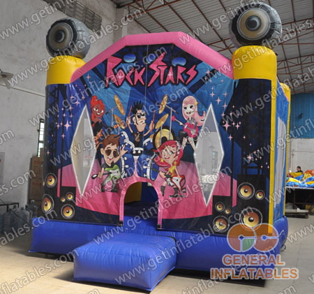 GB-279 Rock star bounce house 
