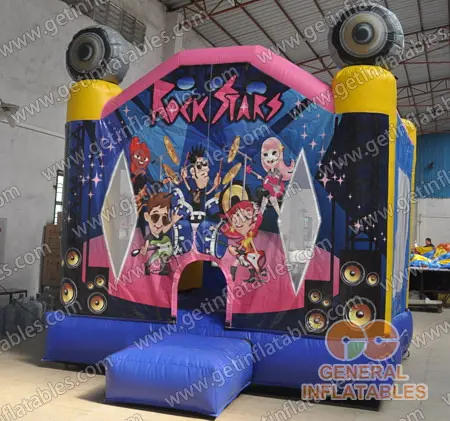 Rock star bounce house 