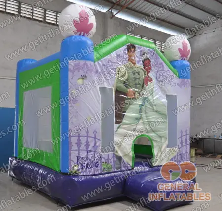Princess and frog bounce house
