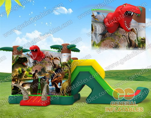 GB-337 Dinosaur bouncer with slide