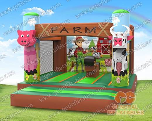GB-408 Farm bounce house