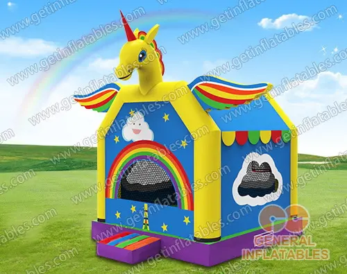 Unicorn bounce house