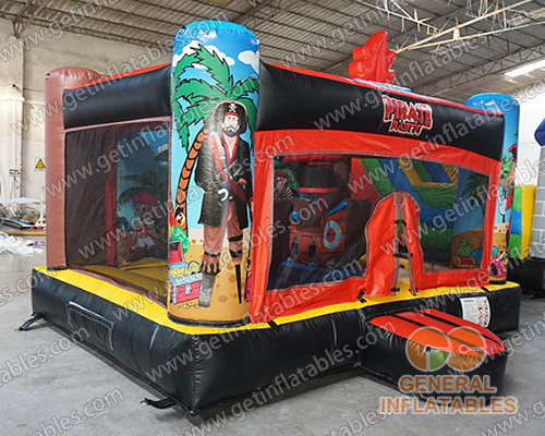 Indoor pirate bounce house