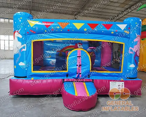 Indoor unicorn bounce house 