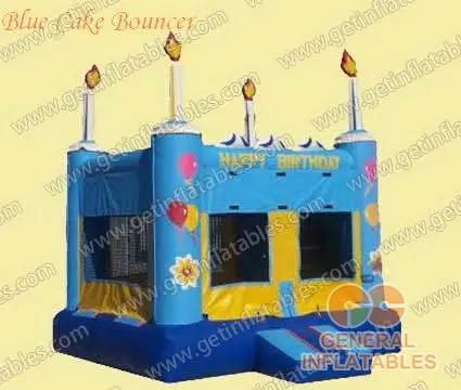 Blue cake bouncer