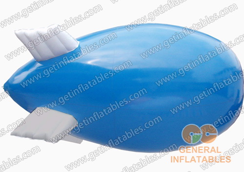 Blue Inflatable Blimp