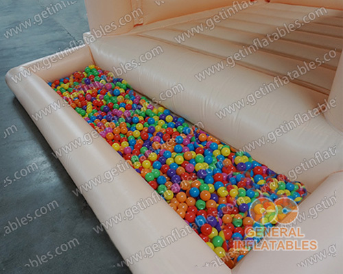 Wedding castle with ball pit