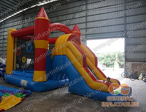 GC-166 Bounce house with slide