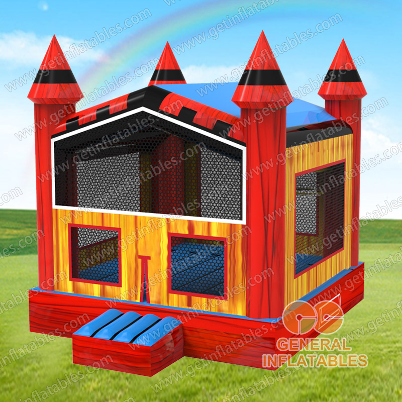 GC-181 Red marble bounce house