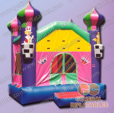 GC-071 Happy King and Queen Inflatable Jumping Castle