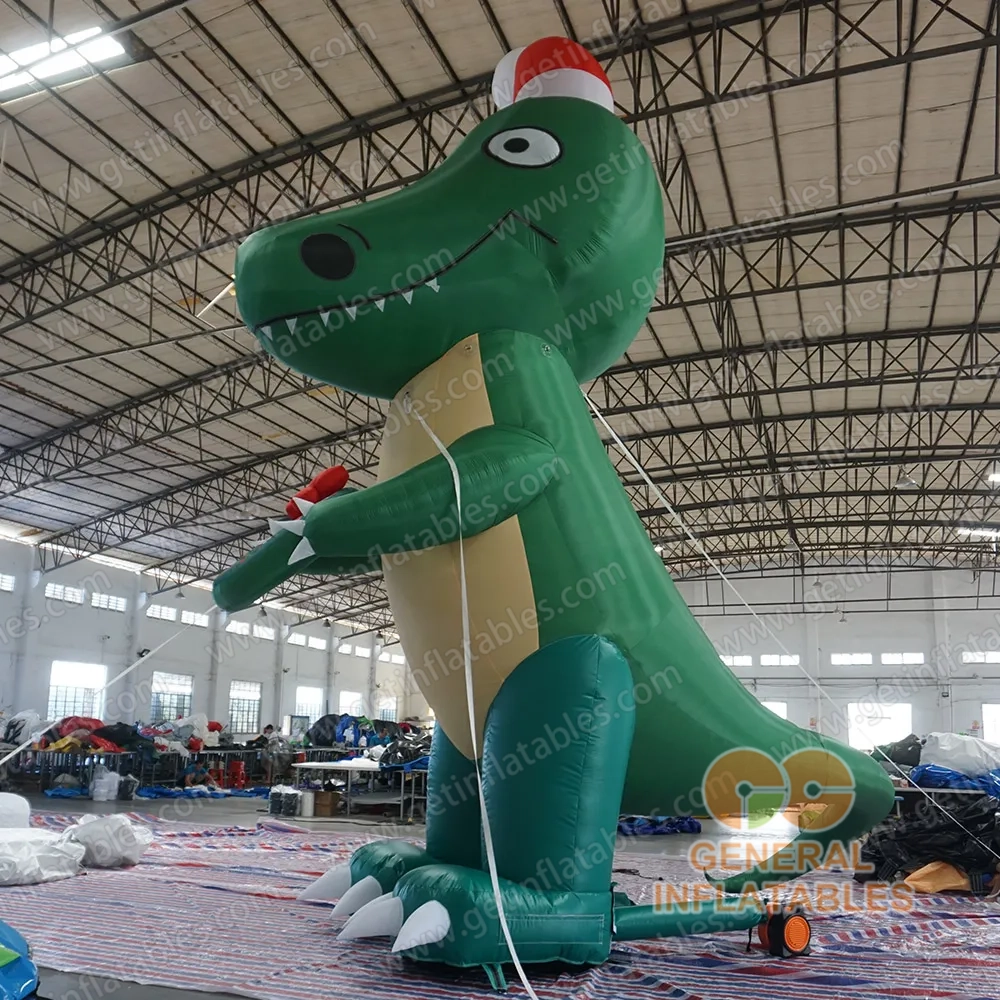 Inflatable dinosaur