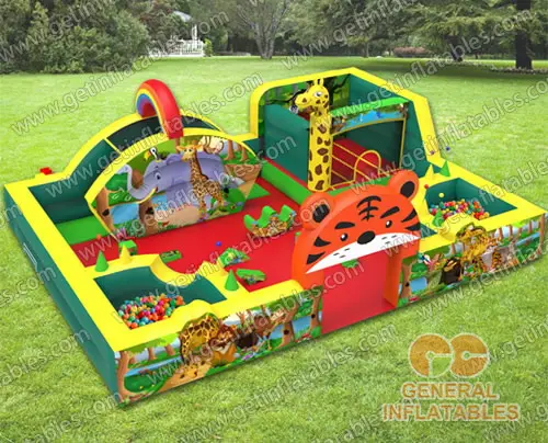 Safari indoor playland with softplay and ball pond