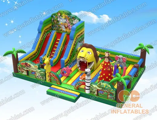 GF-127 Jungle playground with moving lion mouth