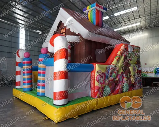 Chocolate bounce house