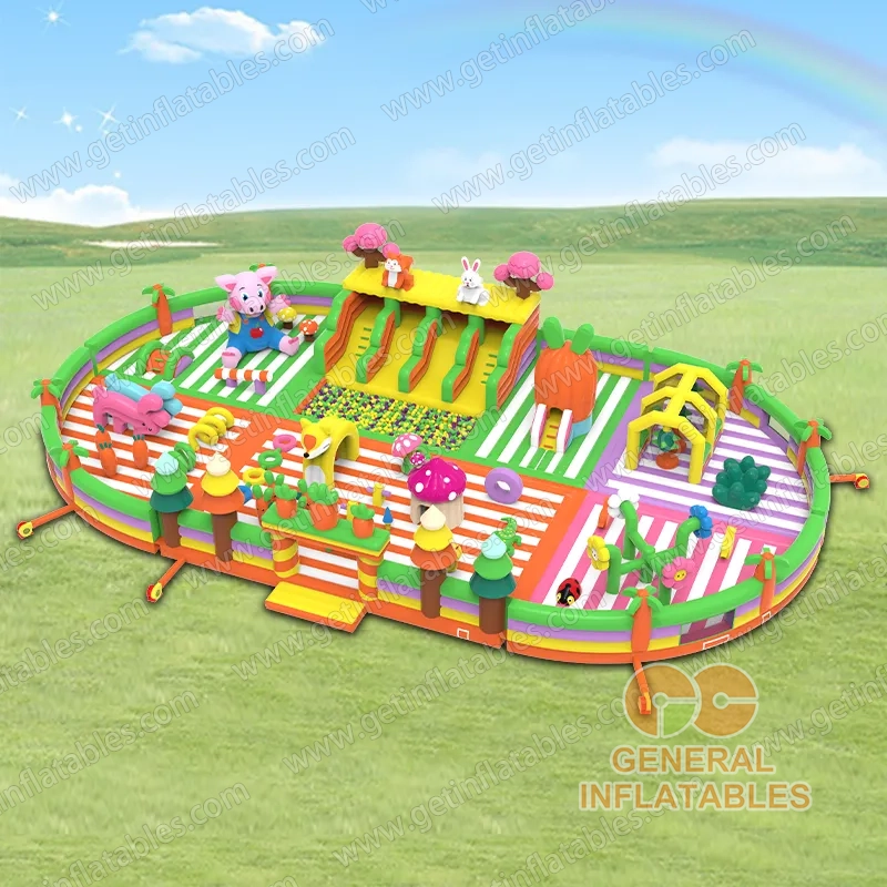 Inflatable play park