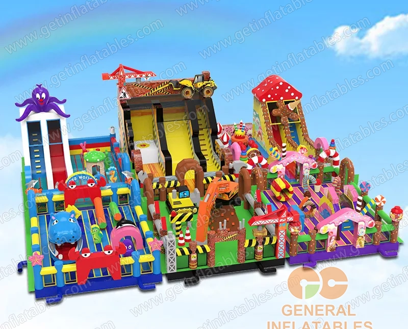 Inflatable play park