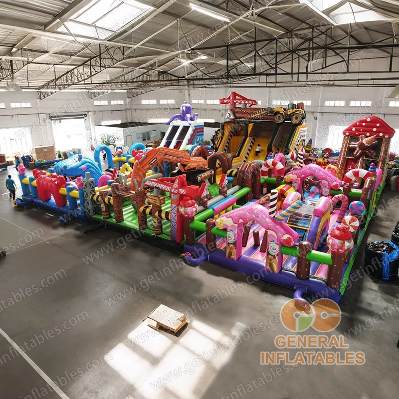 Inflatable play park