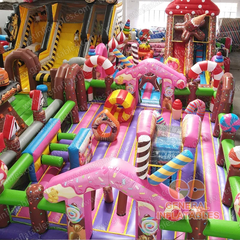 Inflatable play park