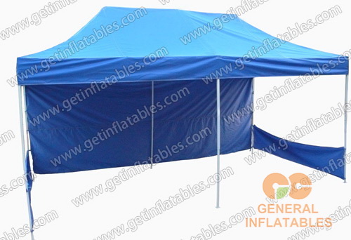 Folder in Blue for two booths