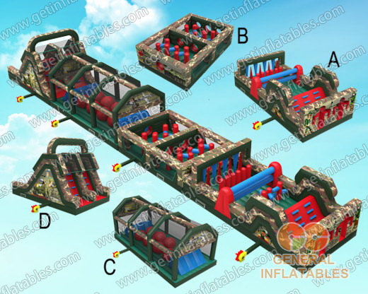 GO-154 Large Camouflage Obstacle course 