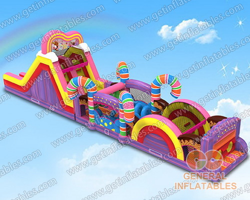 Candy obstacle course