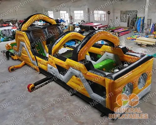 GO-200 Lava water obstacle course with detachable pool