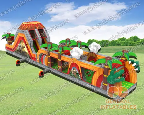 Volcano obstacle course