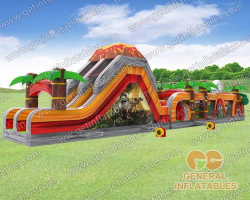 Volcano obstacle course