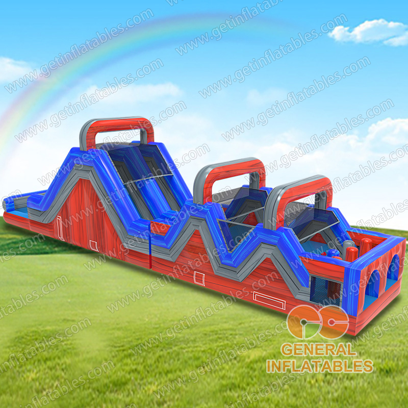GO-215 Red and Blue obstacle course