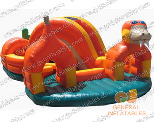  Inflatable Snake Obstacle