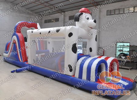 GO-093  Dalmatian obstacle course