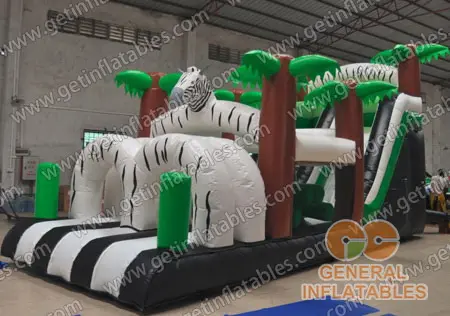 Zebra in Jungle obstacle