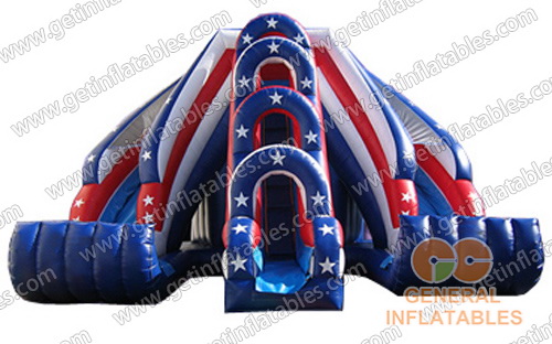 GS-166 Double lane USA  slide