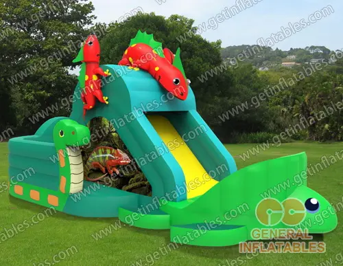 Jungle animal slide