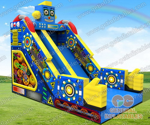 GS-235 Robot Inflatable slide 