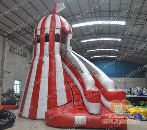 GS-243 Inflatable Helter Skelter Slide