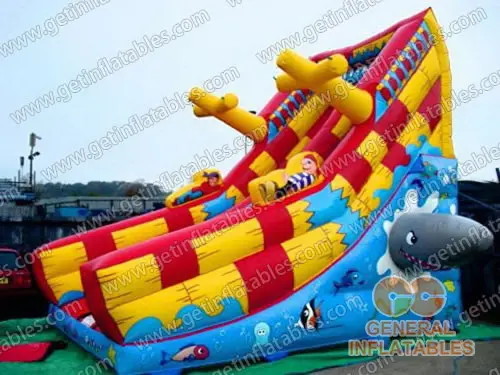 Shark attack slide