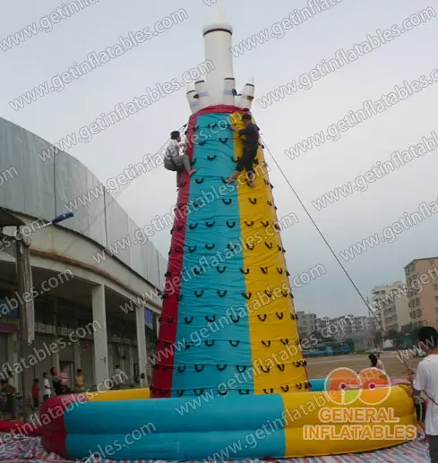 Inflatable Rocket Launch Climb
