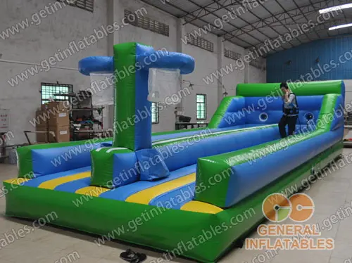 Bungee run and basketball