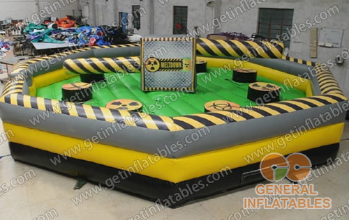 Inflatable meltdown ride