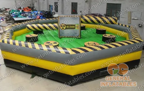 Inflatable meltdown ride