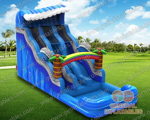 Wave water slide