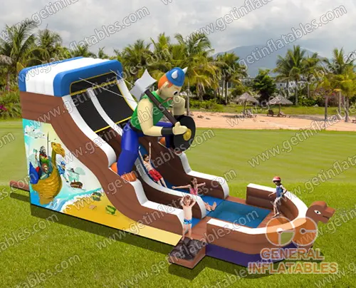 Pirate waterslides